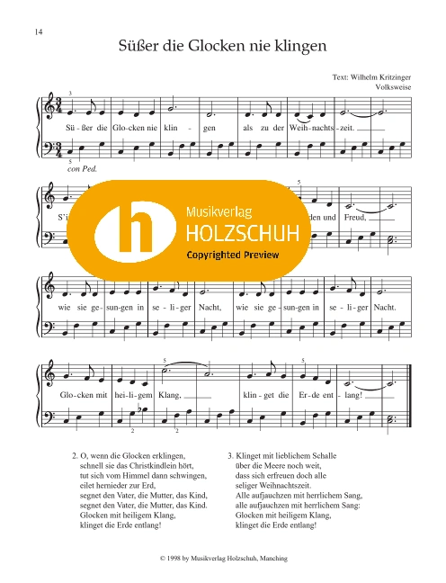 Süßer die Glocken nie klingen